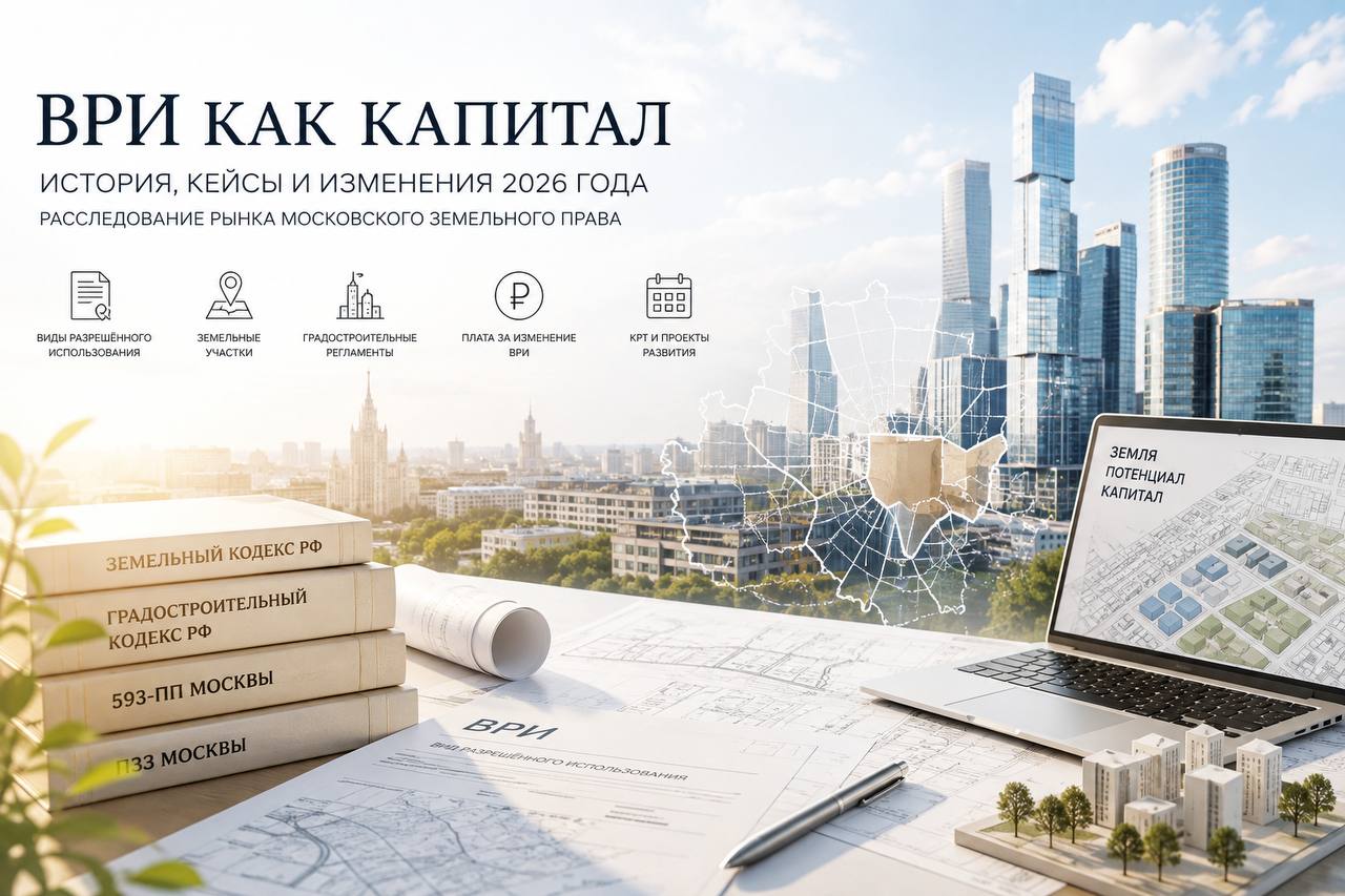 ВРИ как капитал: как Москва превратила назначение земли в часть экономики девелопмента